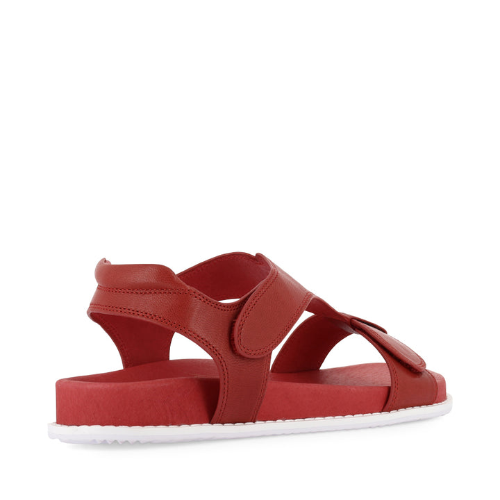 HANDRA W - RED LEATHER