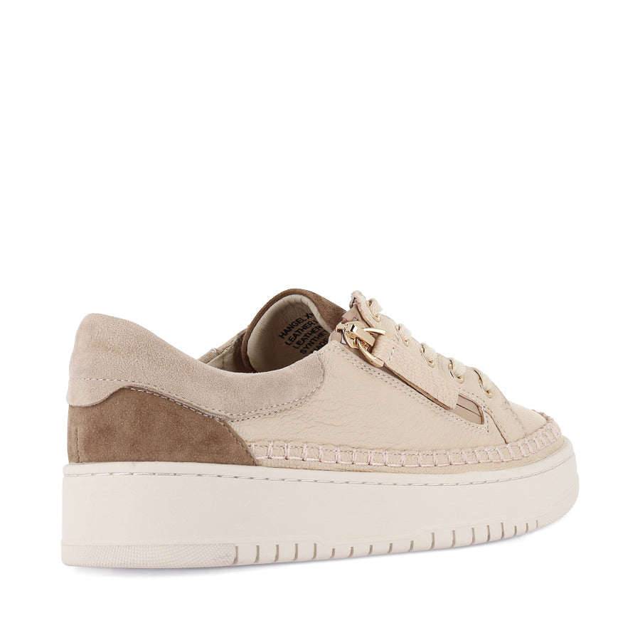 HANGEL XW - VANILLA-LT CHOC LEATHER-SUEDE