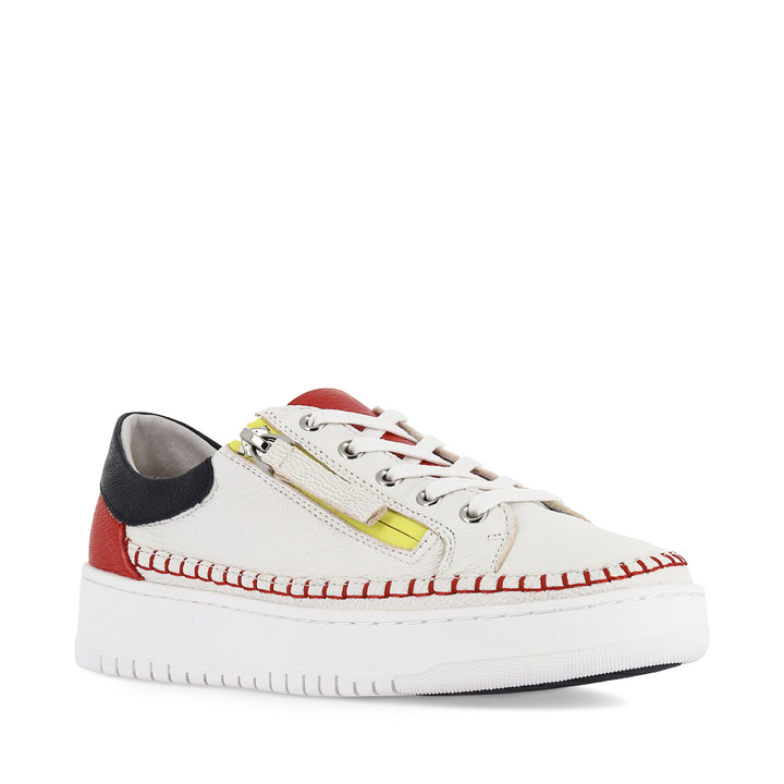 HANGEL XW - WHITE RED MULTI LEATHER