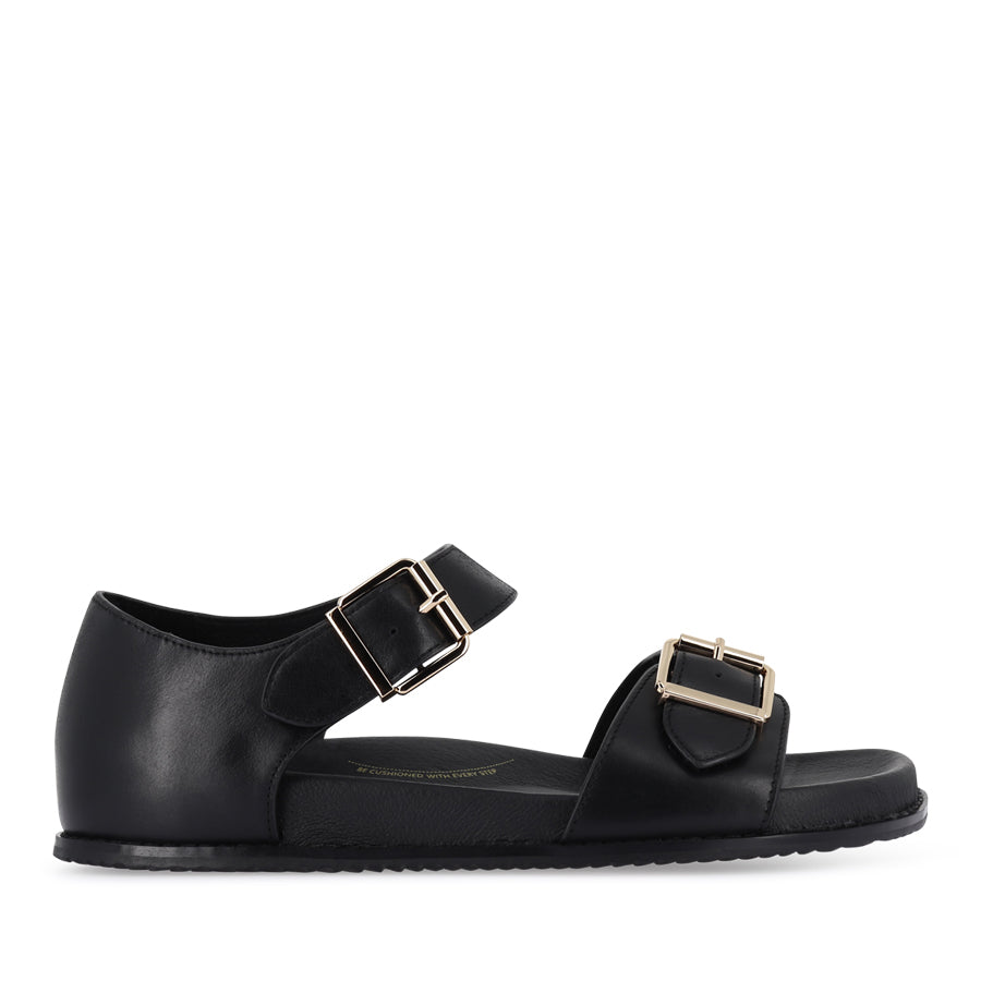 HANKA W - BLACK LEATHER