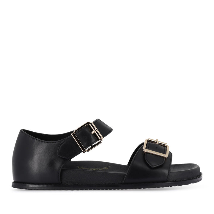 HANKA W - BLACK LEATHER