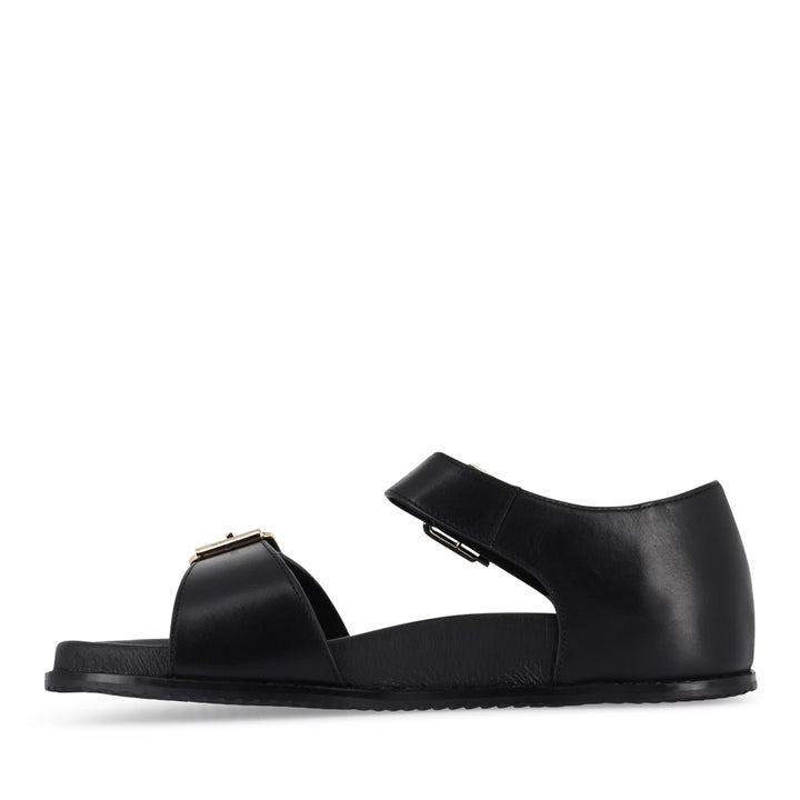 HANKA W - BLACK LEATHER