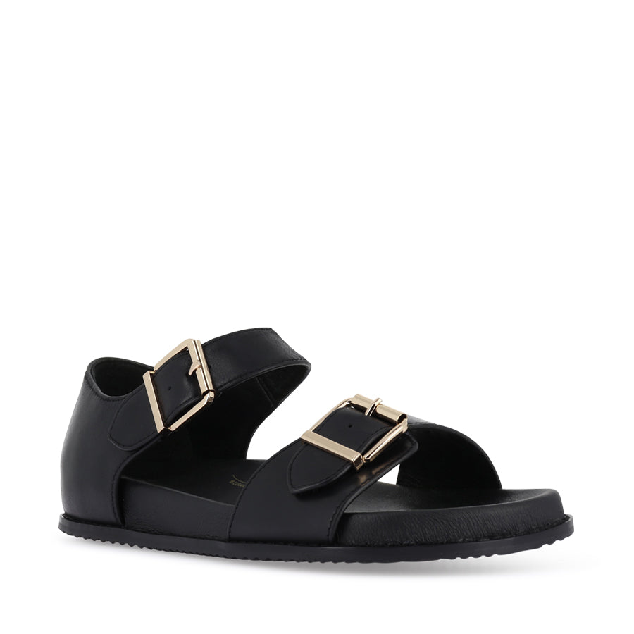 HANKA W - BLACK LEATHER