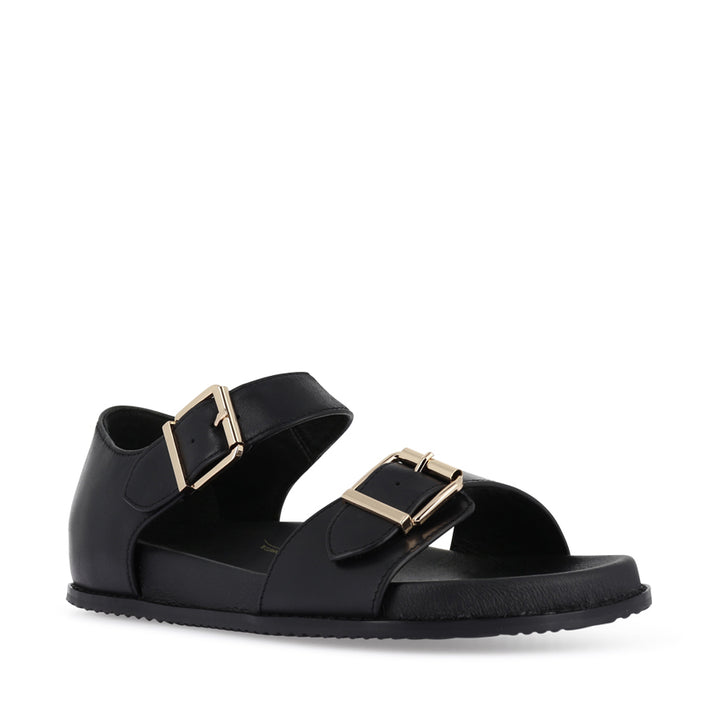 HANKA W - BLACK LEATHER