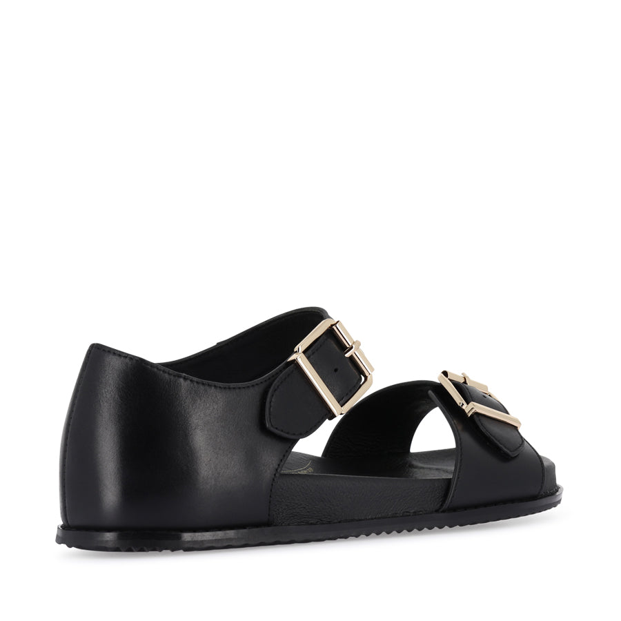 HANKA W - BLACK LEATHER