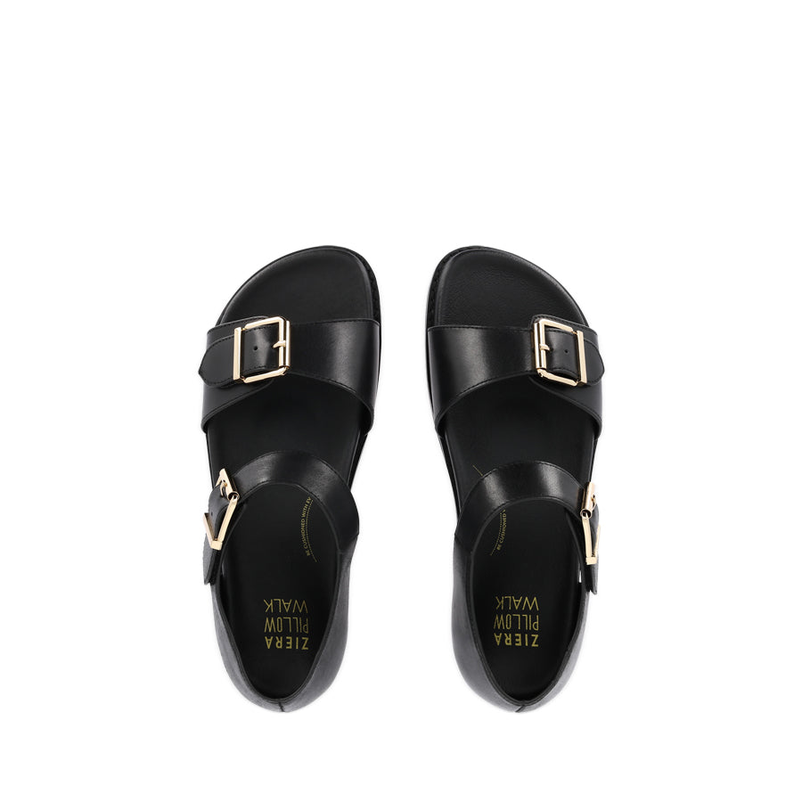 HANKA W - BLACK LEATHER