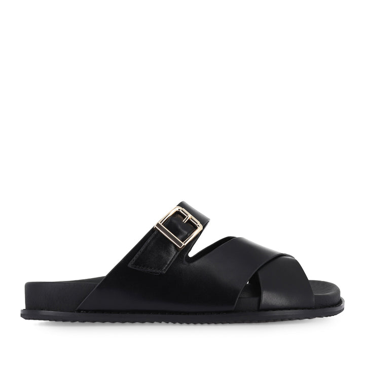 HEGLE W - BLACK LEATHER