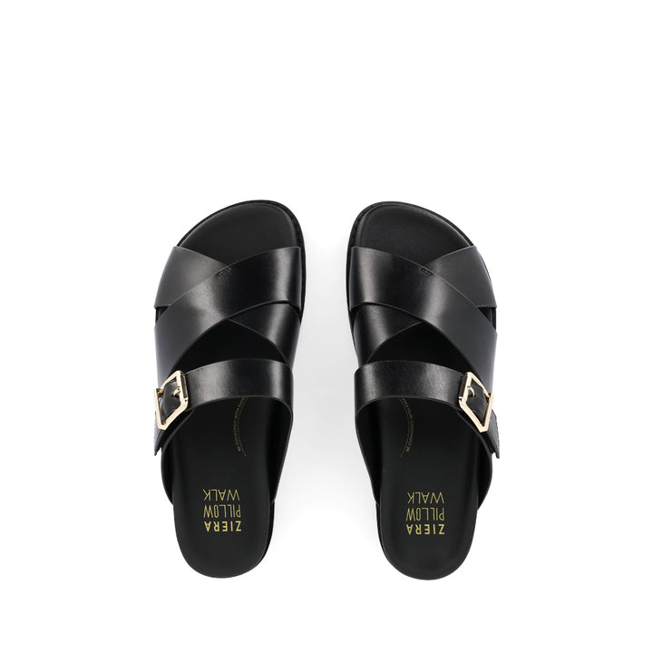HEGLE W - BLACK LEATHER