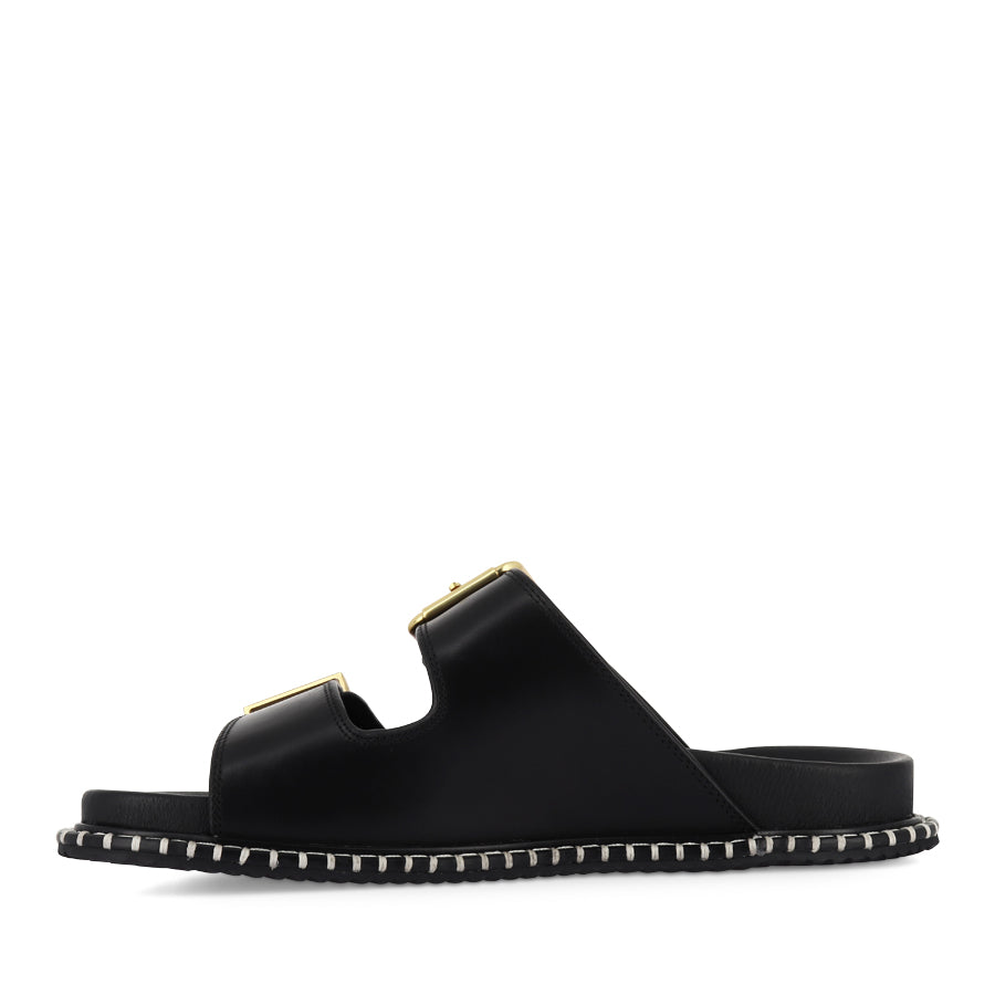 IYAMI W - BLACK LEATHER