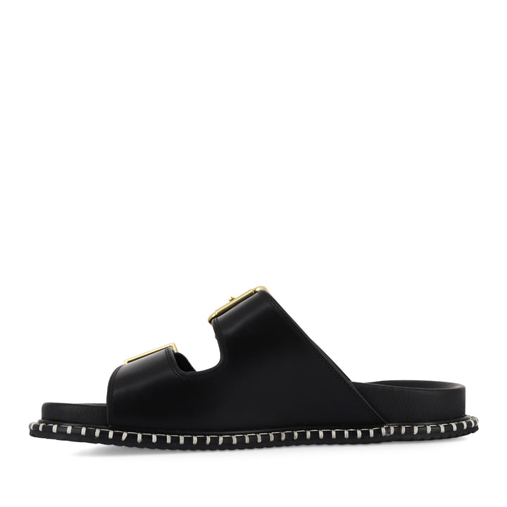 IYAMI W - BLACK LEATHER