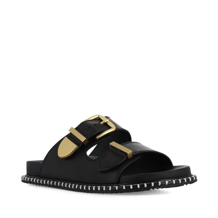 IYAMI W - BLACK LEATHER