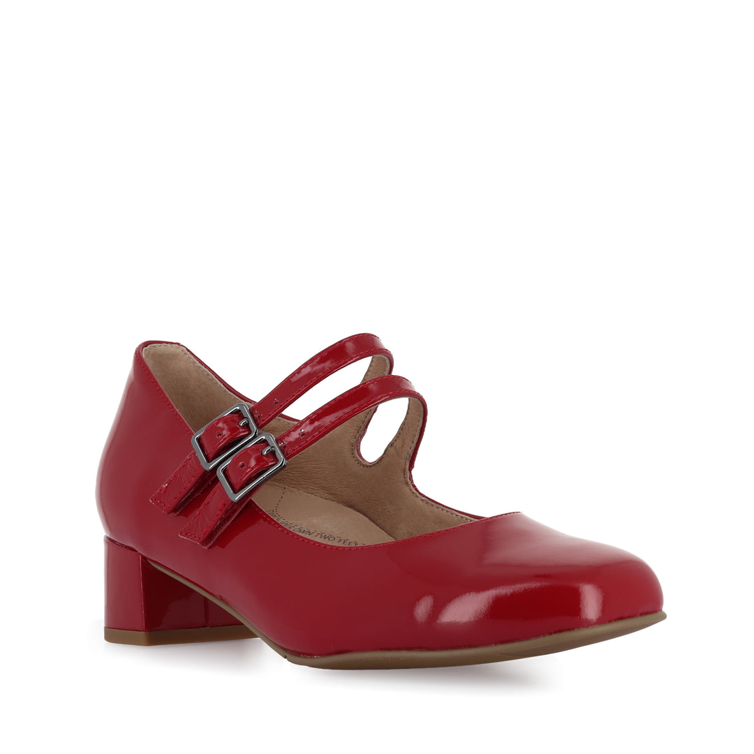 KAROLY W - DARK RED PATENT LEATHER