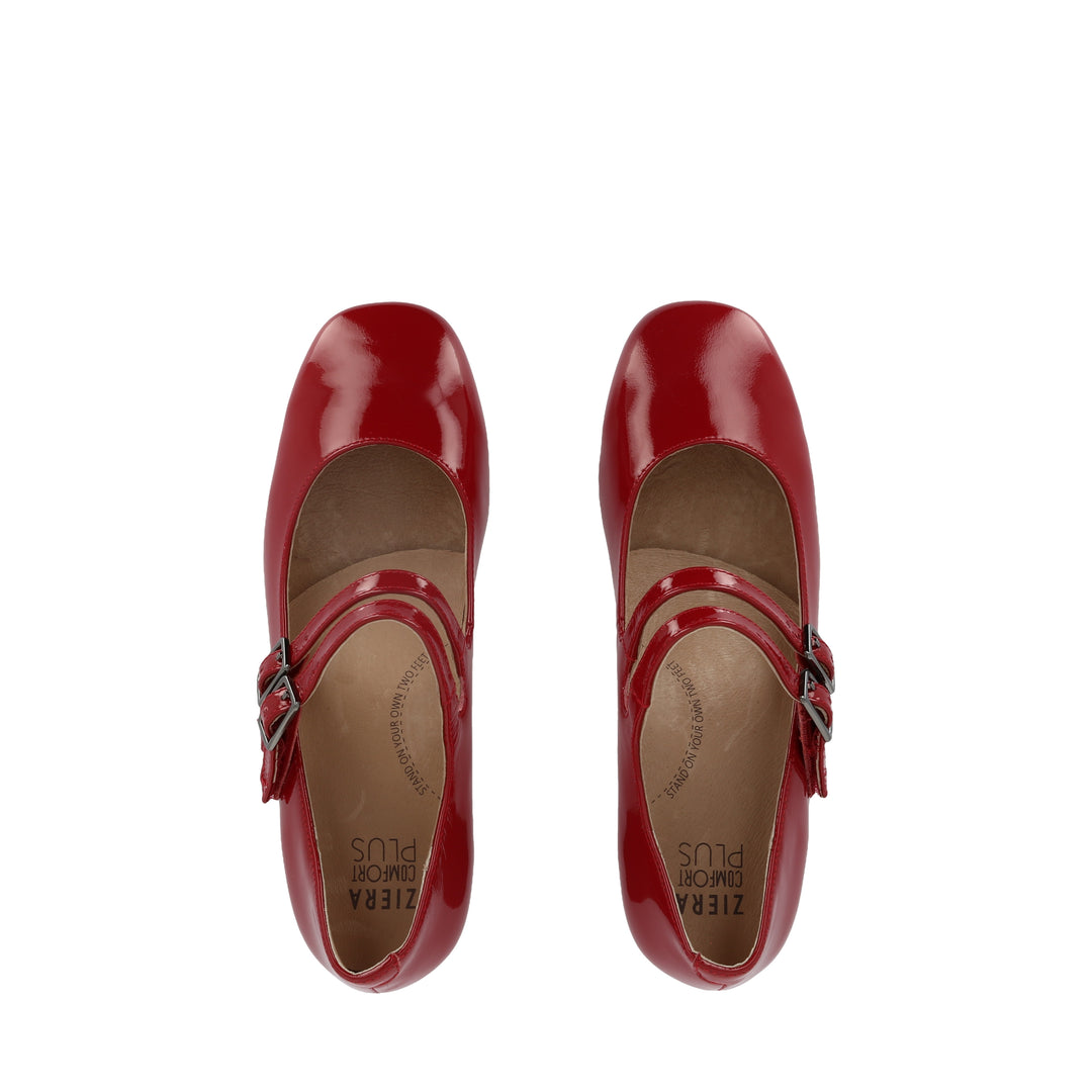 KAROLY W - DARK RED PATENT LEATHER