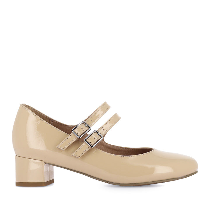 KAROLY W - NUDE PATENT LEATHER