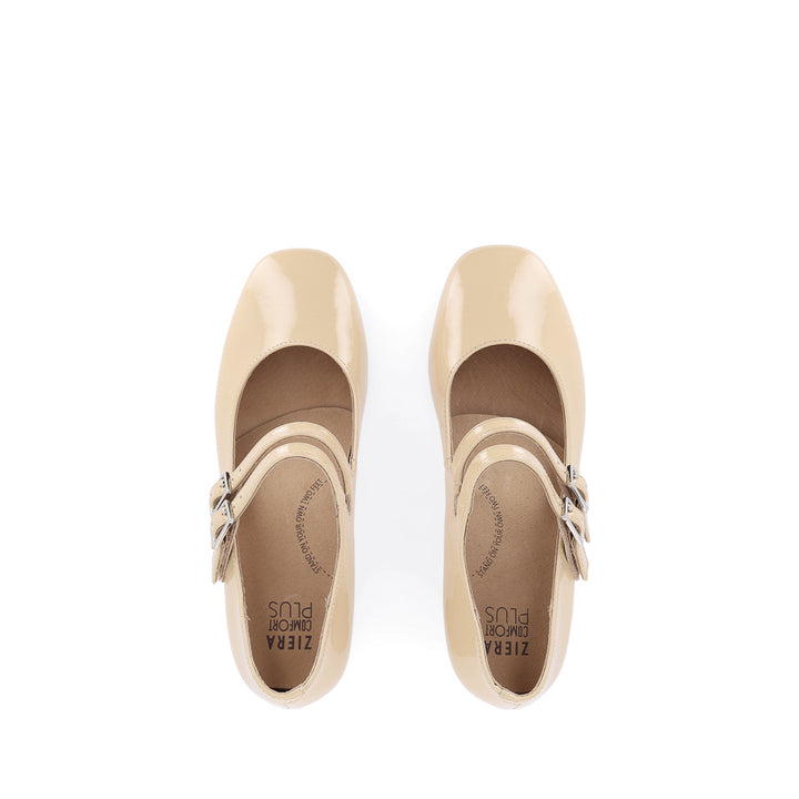 KAROLY W - NUDE PATENT LEATHER