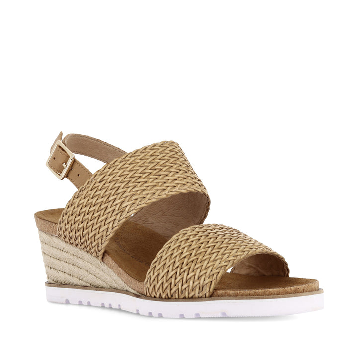 KOKOYO W - BISCUIT-BISCUIT WEAVE-LEATHER