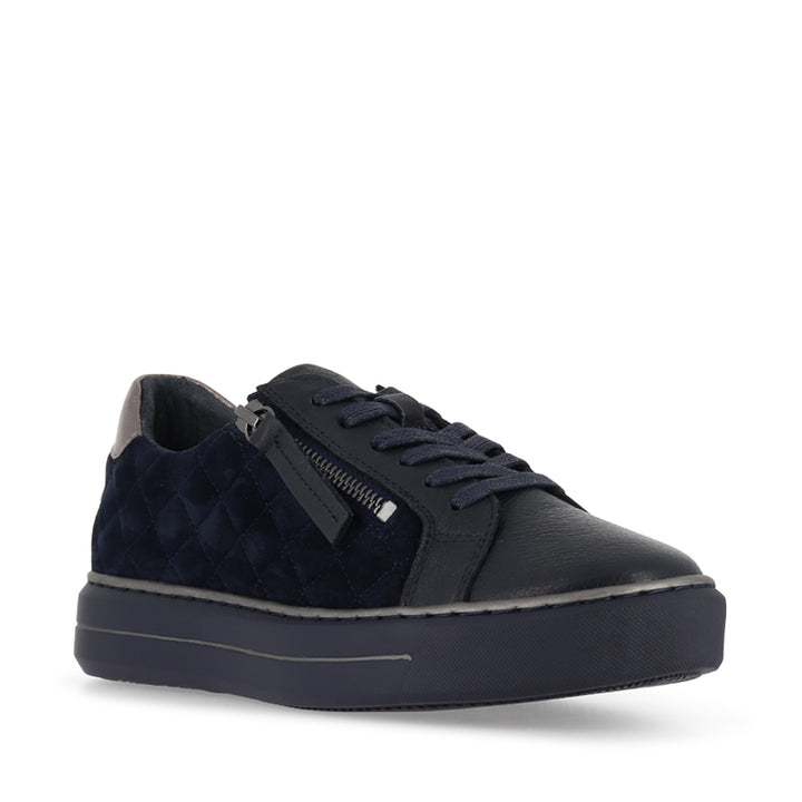 KOZIE W - NAVY NAVY LEATHER SUEDE MULTI