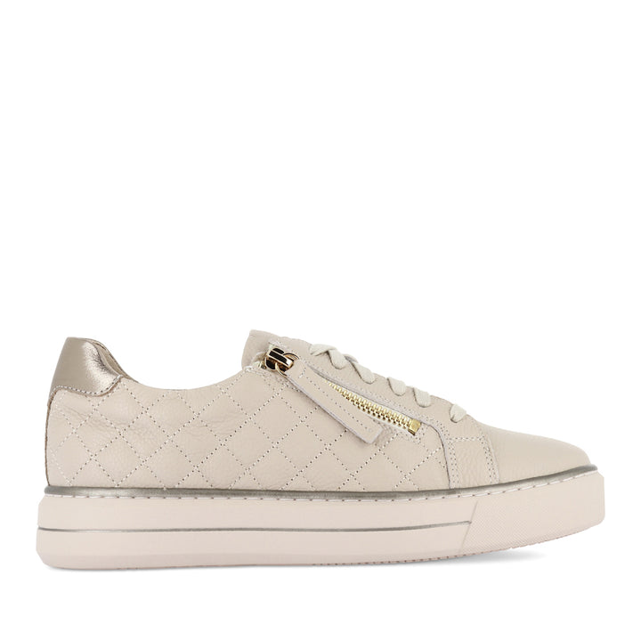 KOZIE W - NOUGAT-CHAMPAGNE TUMBLE LEATHER