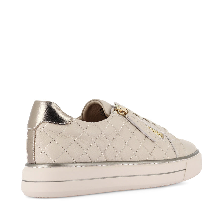 KOZIE W - NOUGAT-CHAMPAGNE TUMBLE LEATHER