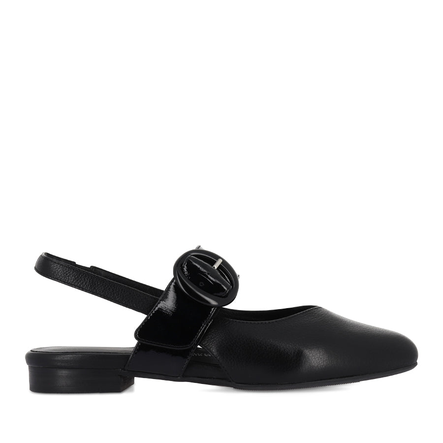 LENZO W - BLACK BLACK LEATHER PATENT