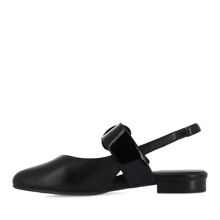 LENZO W - BLACK BLACK LEATHER PATENT