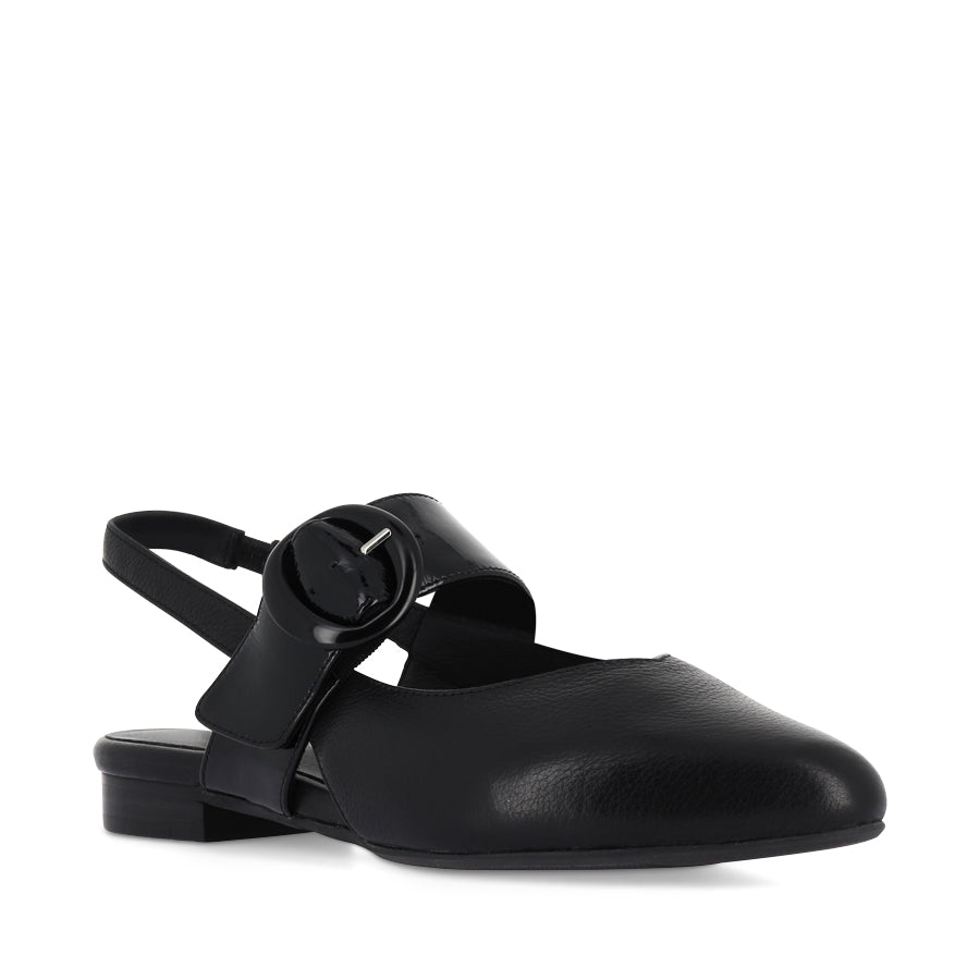 LENZO W - BLACK BLACK LEATHER PATENT