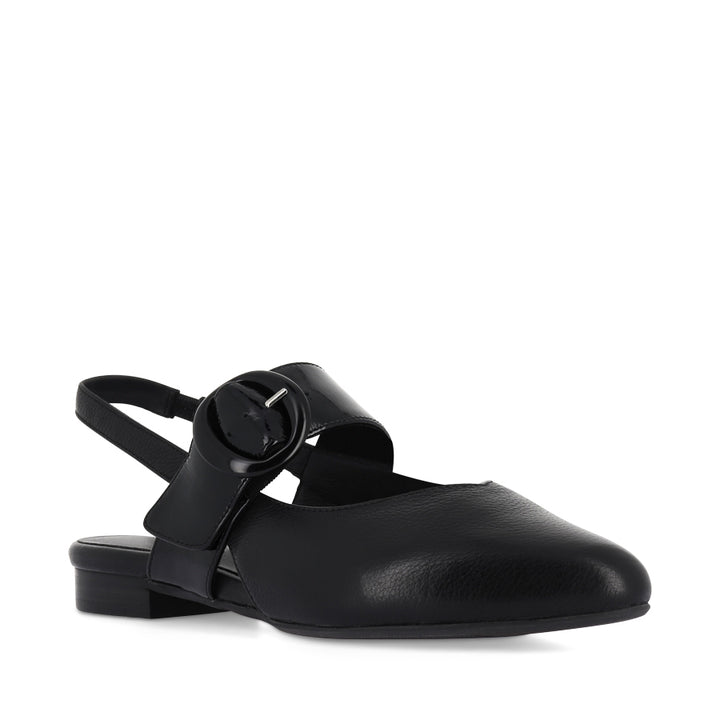 LENZO W - BLACK BLACK LEATHER PATENT