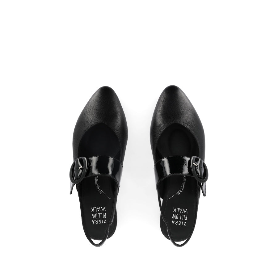 LENZO W - BLACK BLACK LEATHER PATENT