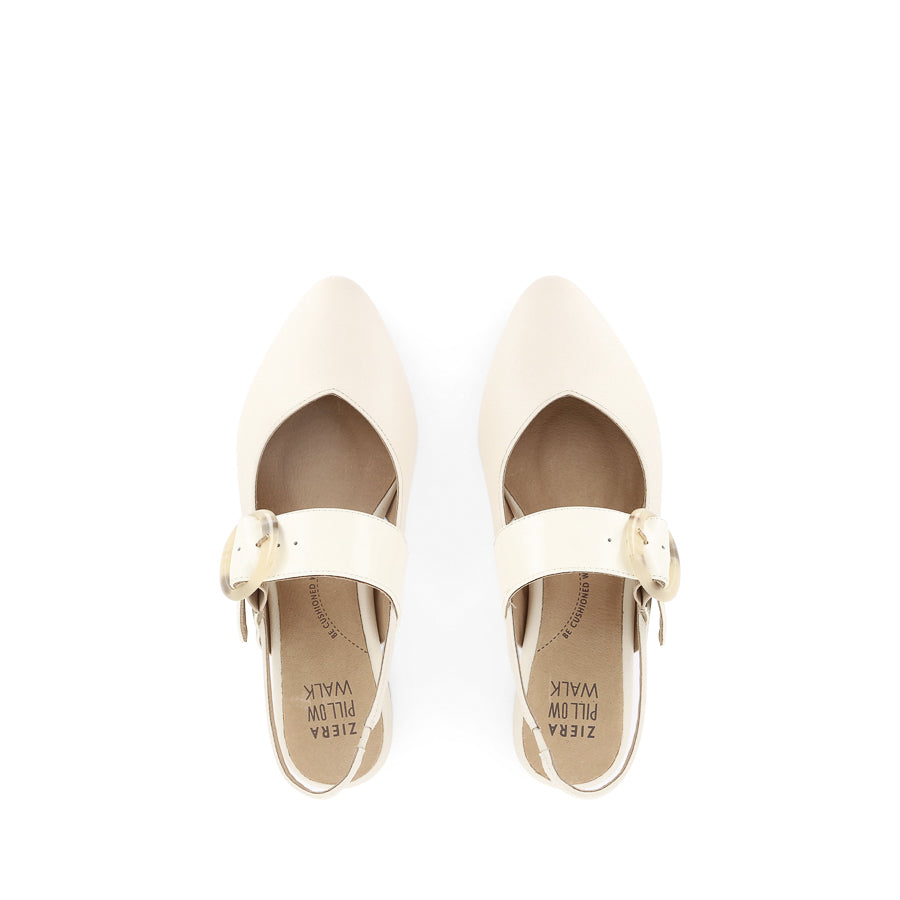LENZO W - IVORY IVORY LEATHER PATENT