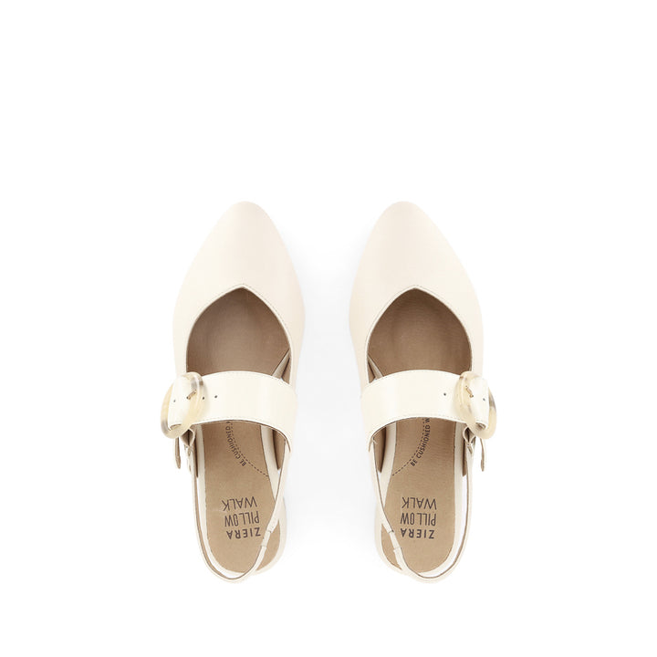 LENZO W - IVORY IVORY LEATHER PATENT