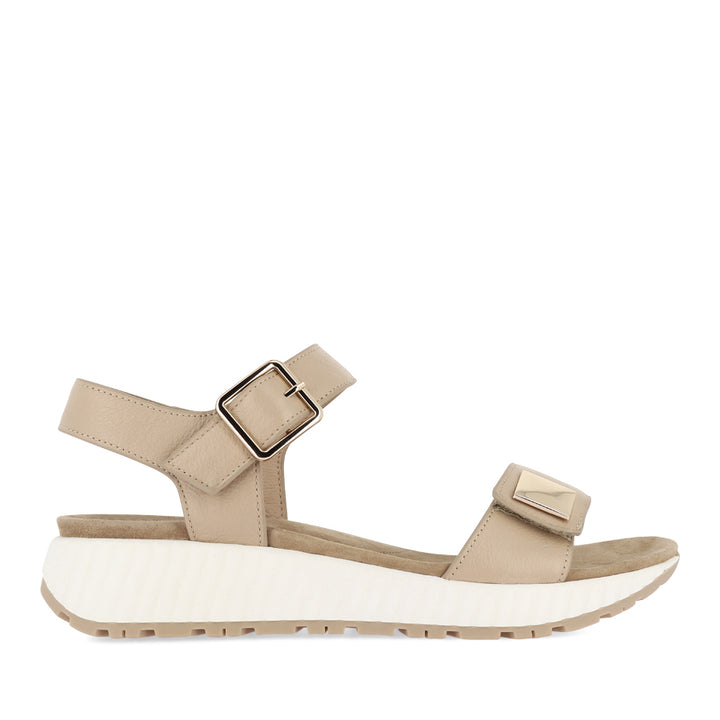 LITTLA W - CAMEL WHITE LEATHER