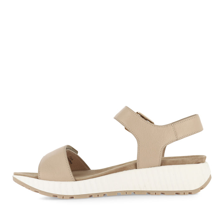 LITTLA W - CAMEL WHITE LEATHER