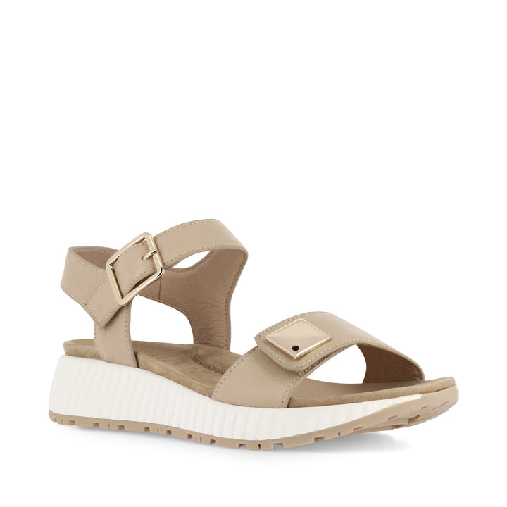 LITTLA W - CAMEL WHITE LEATHER