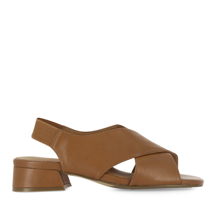 MELULA W - DARK TAN LEATHER
