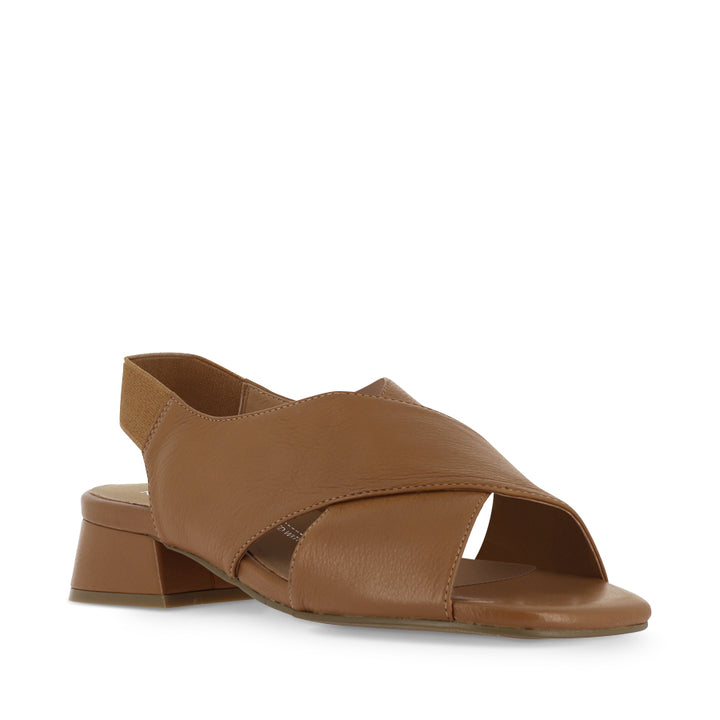 MELULA W - DARK TAN LEATHER