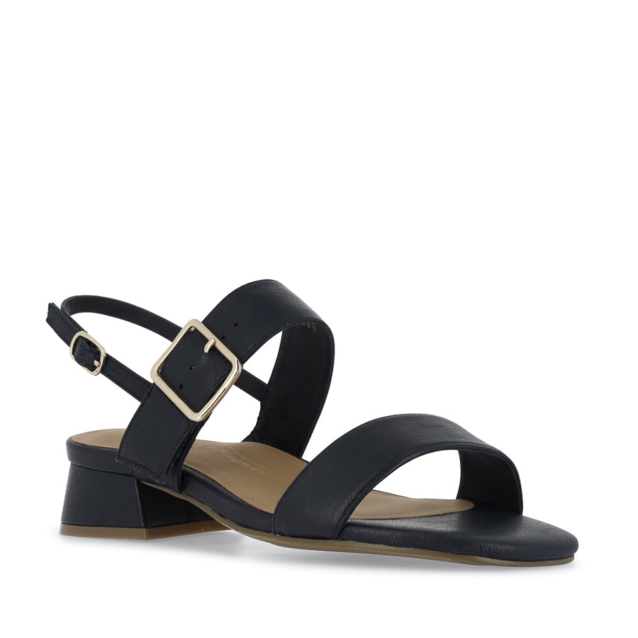 MERILA W - NAVY LEATHER