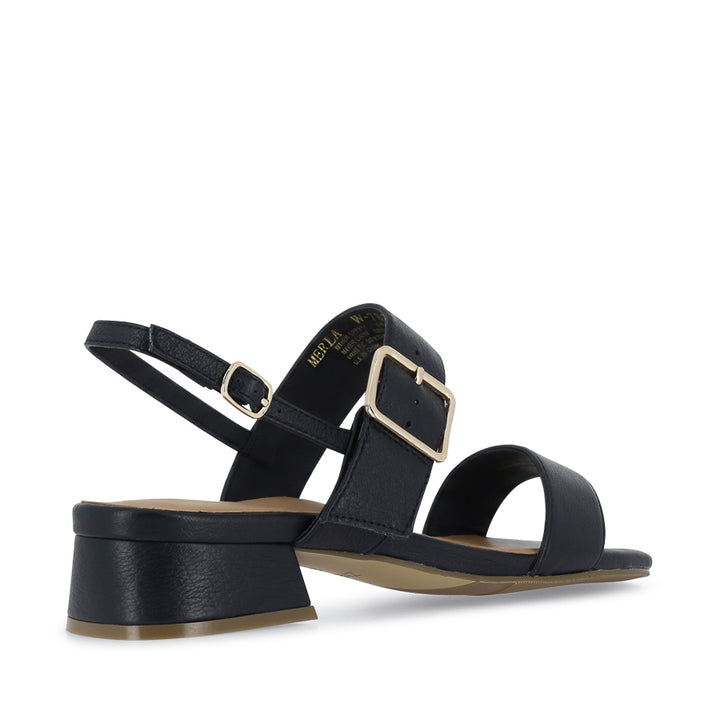 MERILA W - NAVY LEATHER
