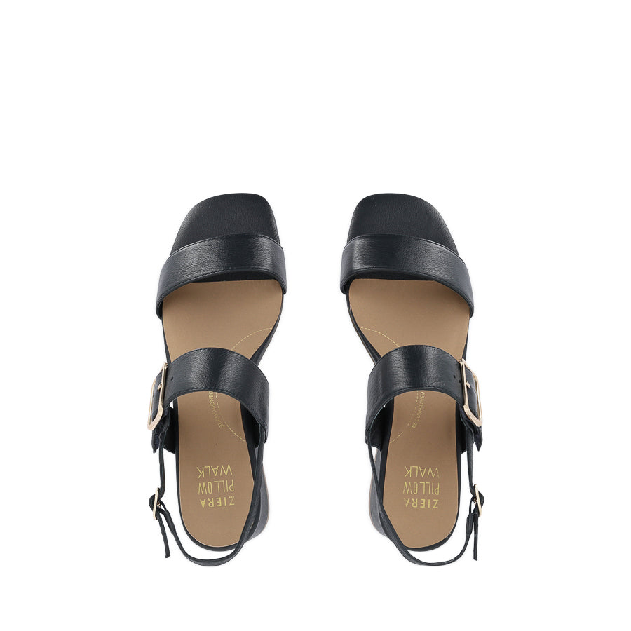 MERILA W - NAVY LEATHER
