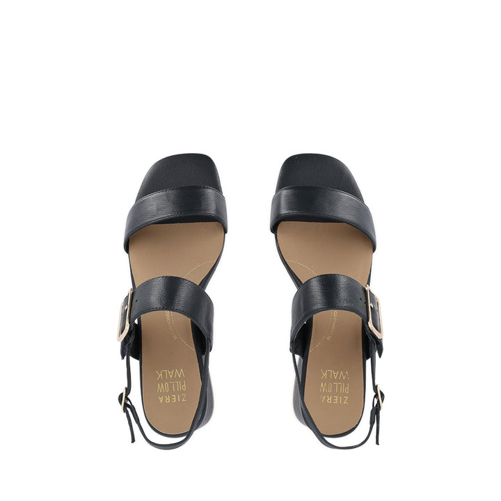 MERILA W - NAVY LEATHER