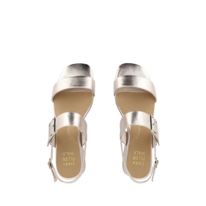 MERILA W - PLATINO LEATHER