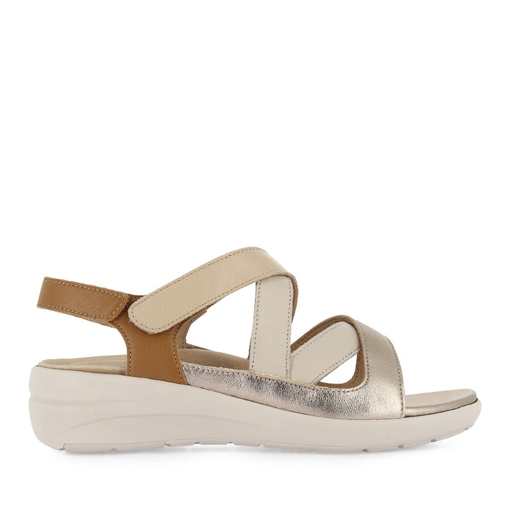 NAVLA XW - NEUTRAL MULTI LEATHER