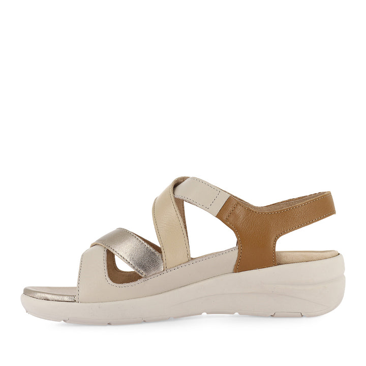 NAVLA XW - NEUTRAL MULTI LEATHER