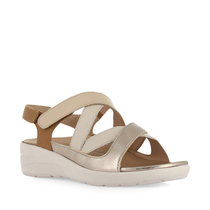 NAVLA XW - NEUTRAL MULTI LEATHER