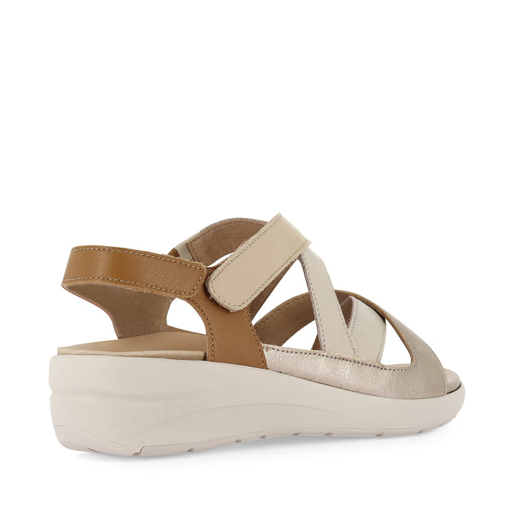 NAVLA XW - NEUTRAL MULTI LEATHER