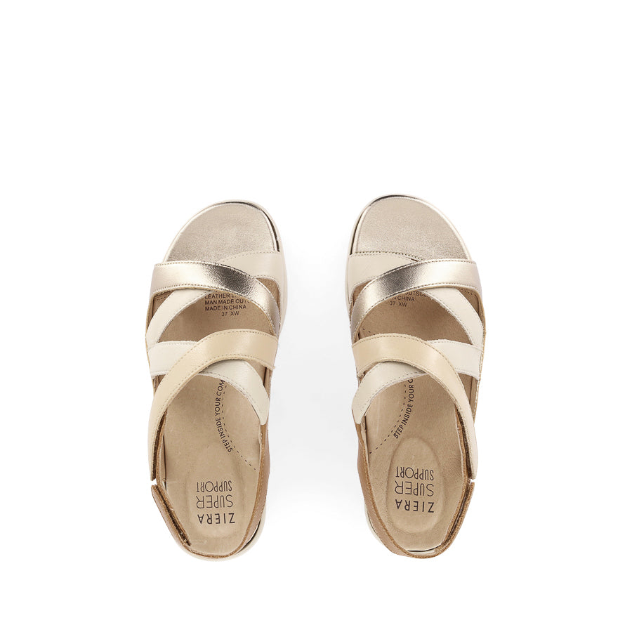 NAVLA XW - NEUTRAL MULTI LEATHER