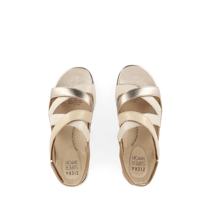 NAVLA XW - NEUTRAL MULTI LEATHER