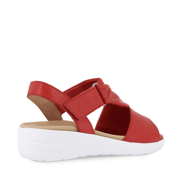 NAZLY 2 XW - RED LEATHER
