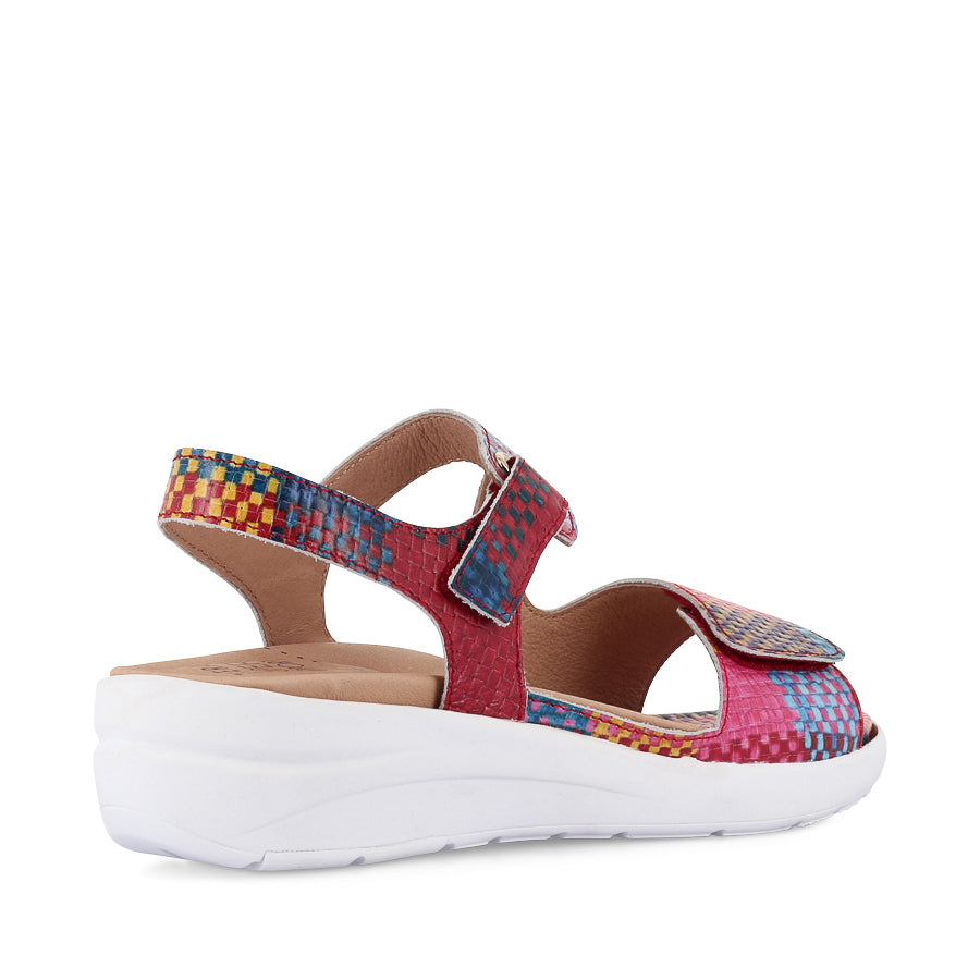 NILA XW - BRIGHT CHECK MULTI LEATHER