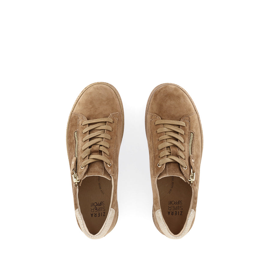 OCEANNE XW - LIGHT CHOC CAMEL DIAMOND SUEDE