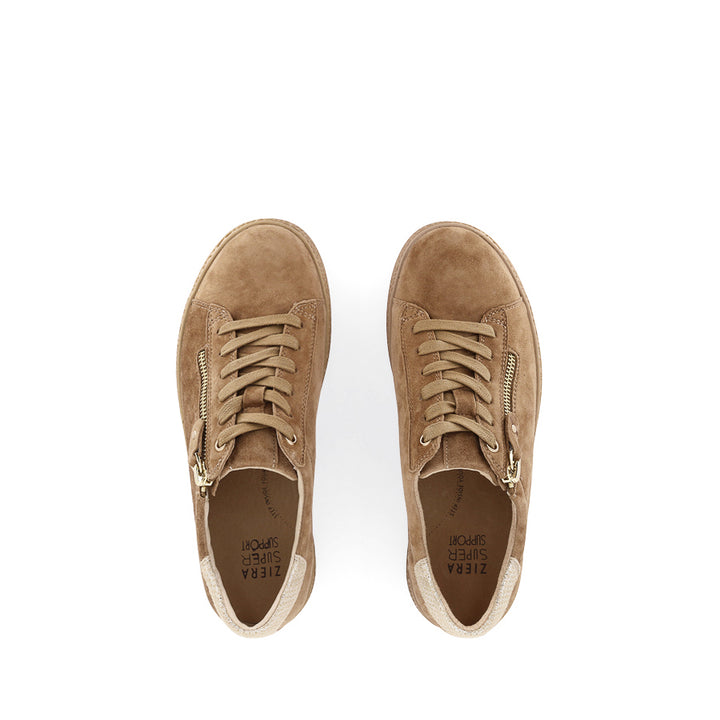 OCEANNE XW - LIGHT CHOC CAMEL DIAMOND SUEDE